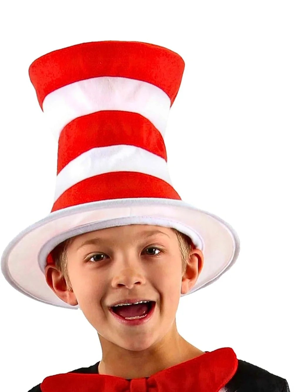 Dr.Seuss Kids Tall Hat - Classic Cat In The Hat  Costume Accessory